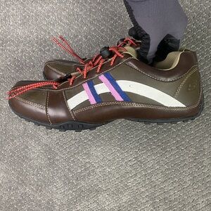 Skechers Citywalk Malton Leather Shoes Sneakers Men's 10 Brown Casual 64455